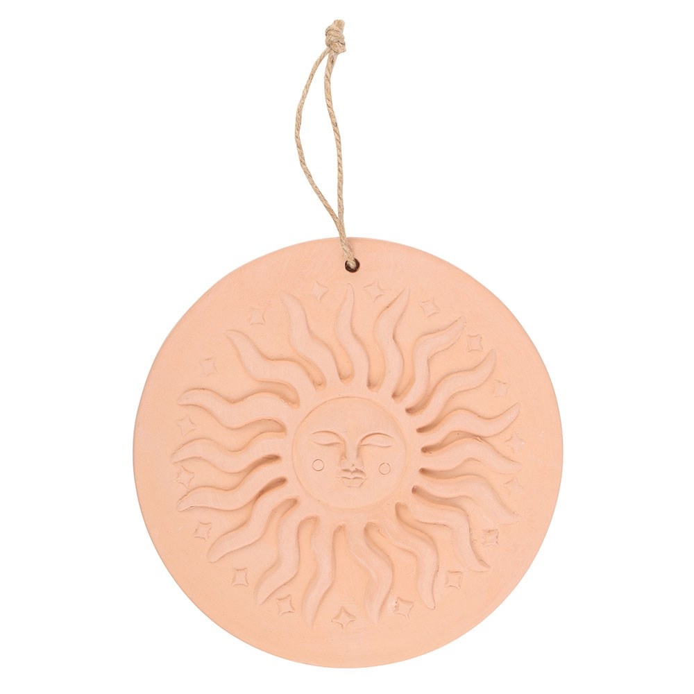 Something Different - Terracotta Sun Plaque Muurdecoratie - Multicolours